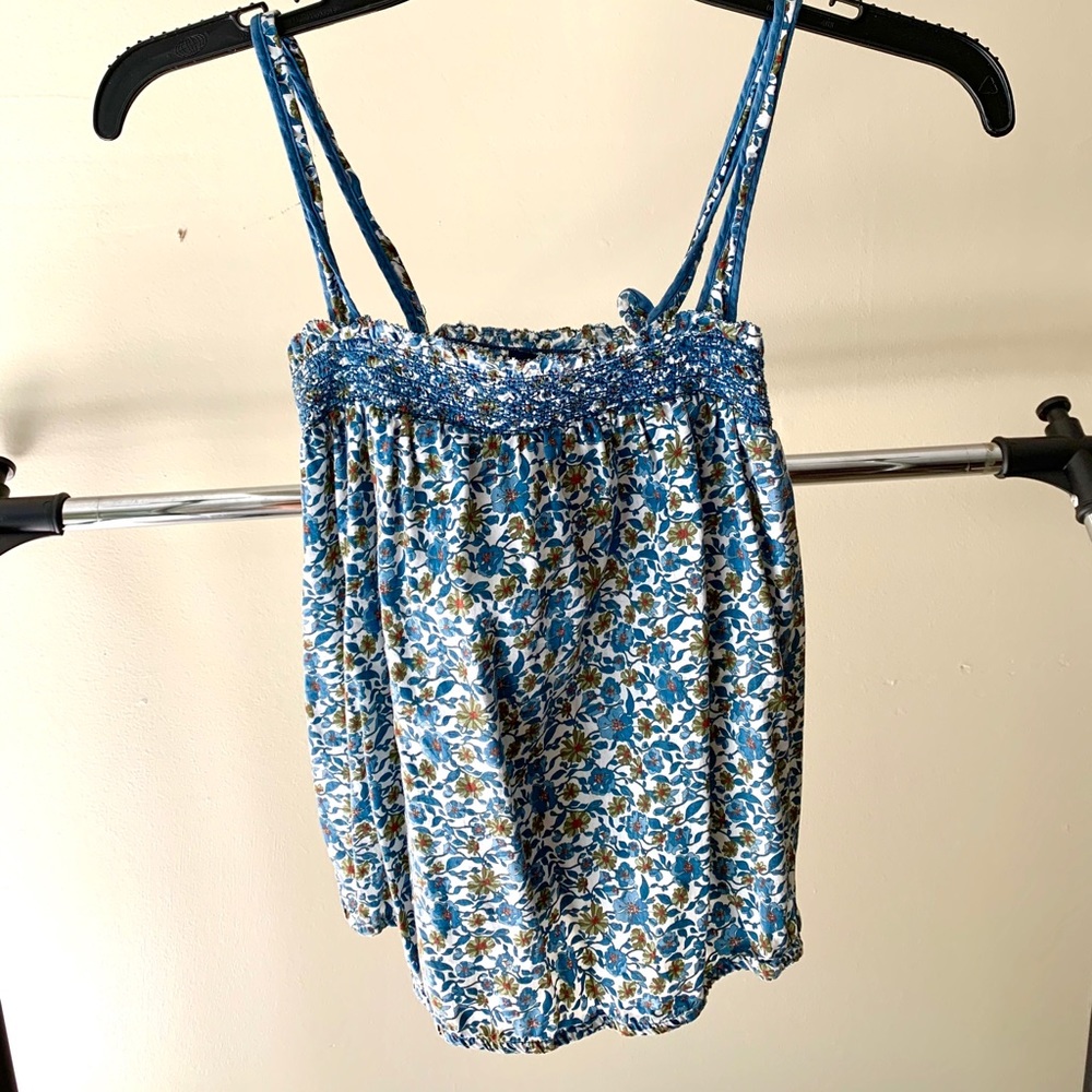 Small floral tank top